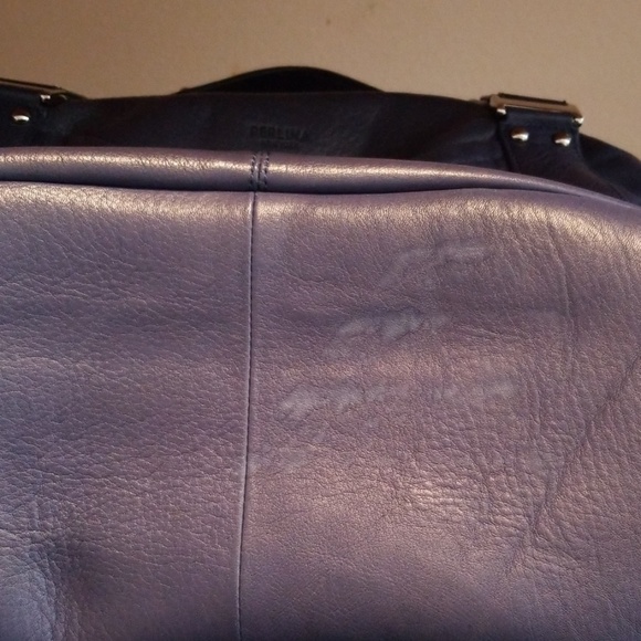 Perlina Leather Satchel Purse - Picture 7 of 8